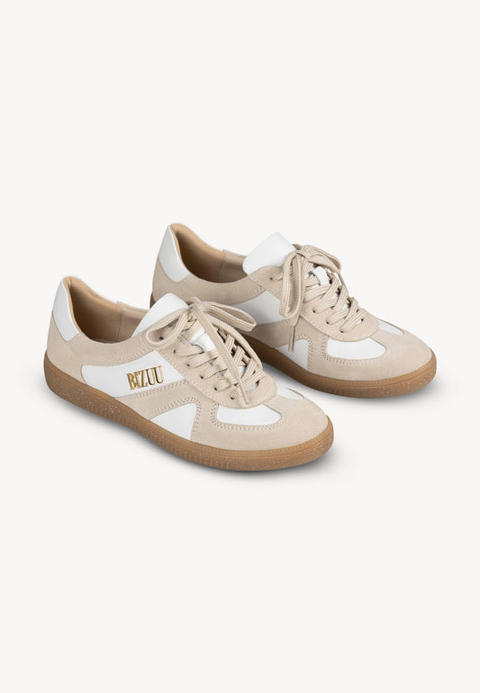 Białe sneakersy damskie SODDY
