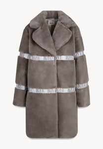 Oversizowe futro FLORENCE taupe