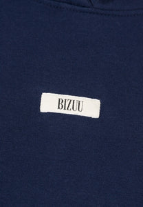 Granatowa bluza oversize z kapturem LINDI