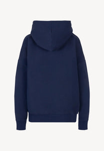 Granatowa bluza oversize z kapturem LINDI