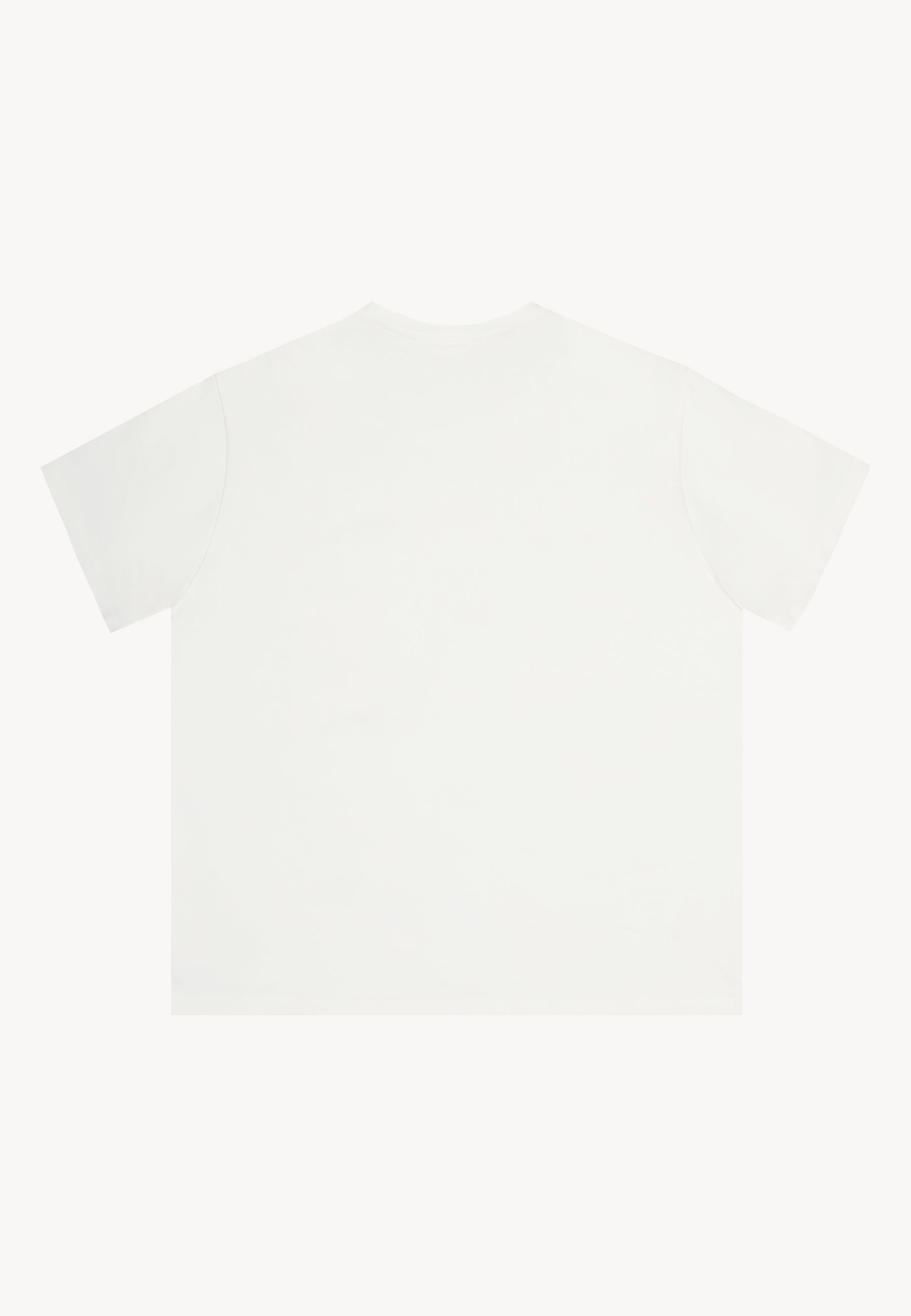 Tył białego T-shirtu RALZA.