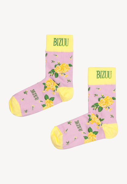 Skarpetki w autorski print SERAFIL żółte